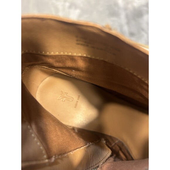 Frye Jennifer Leather Ankle Booties Women’s Size 8.5M Cognac Tan EUC - Picture 7 of 9